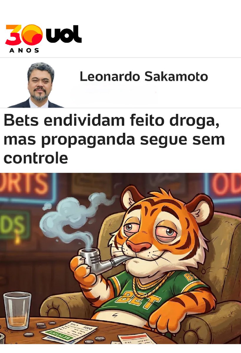 Bets endividam feito droga, mas propaganda segue sem controle… - Veja mais em noticias.uol.com.br/colunas/leonar…