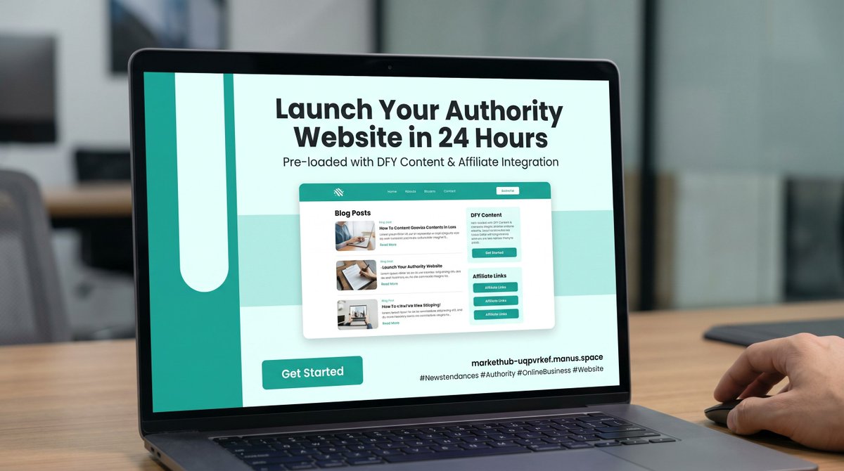 newstendances's tweet photo. 🌐 Launch your authority website in 24 hours
✅ Pre-loaded content
✅ Affiliate integration
✅ WooCommerce ready
✅ No coding needed
Build your brand today → https://t.co/w6C4G2C5Rh
#Newstendances #Authority #OnlineBusiness #Website #Entrepreneurship https://t.co/p57McyOgoz