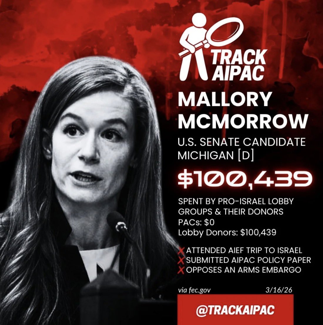 OmniTankie's tweet photo. @MalloryMcMorrow @MichiganDems You’re not the person to provide a better tommorow. You’re going to fund a Nazi state that will take it away for children in Palestine and their family https://t.co/UCGO6dJbp0