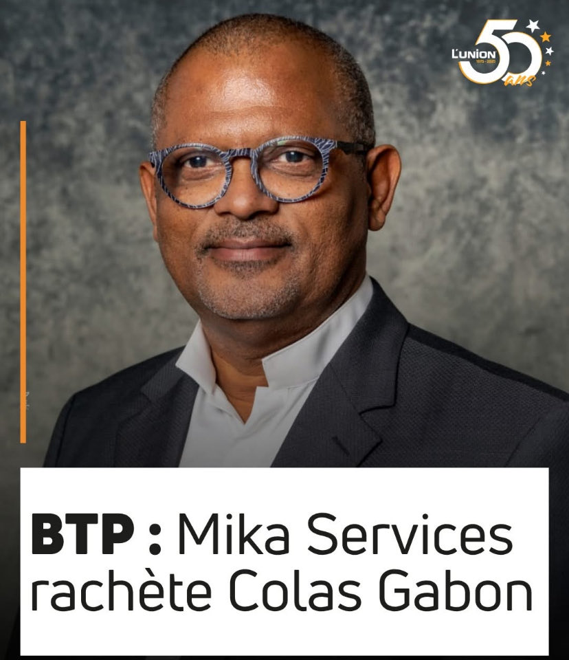 DeeBrownRa4fsu's tweet image. [𝗘𝗖𝗢𝗡𝗢𝗠𝗜𝗘] - La Holding ACK S.A, dirigée par l'homme d'affaires Alain-Claude Kouakoua, vient de formaliser le rachat de Colas Gabon, filiale du géant français Bouygues.

➡️ zurl.co/LVAhD

#lunionga #gabon #BTP