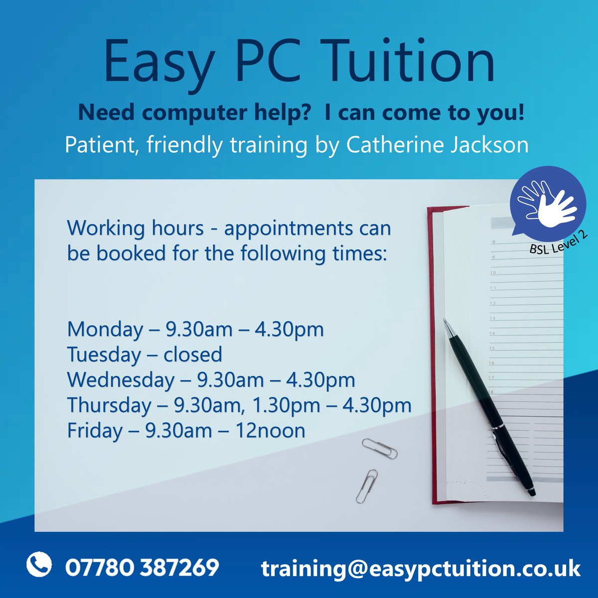 EasyPCTuition's tweet photo. .... smartphone, laptop, desktop, tablet, iPad, printer, camera ... if you have any questions, please ask! 🙂

I have another job too, so on Tuesdays and Friday afternoons, I'm not available for tuition.

2/3 https://t.co/HSpNmDnOdz