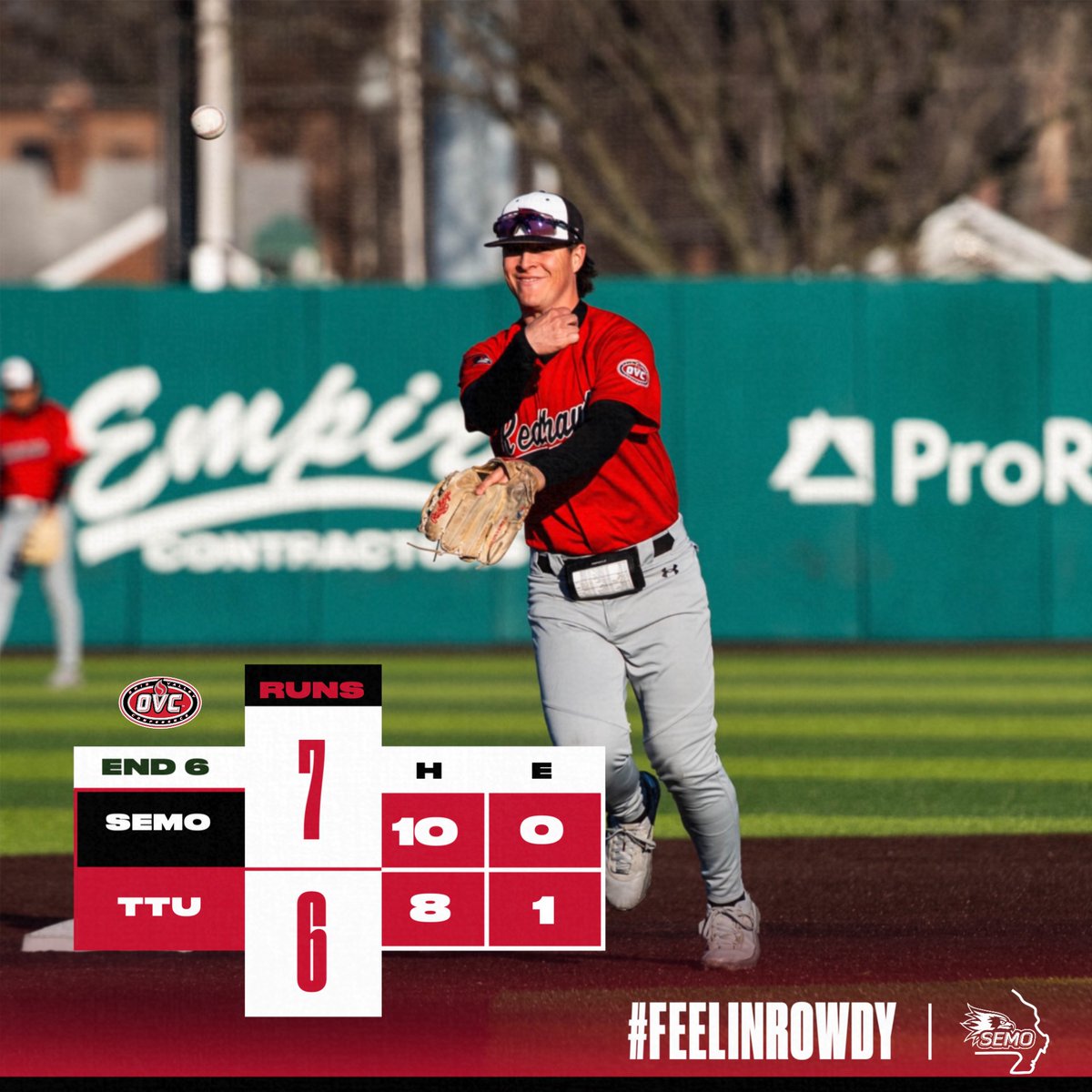 SEMObaseball's tweet image. HOLD THE LINE 🎸 

#FeelinRowdy x #NCAABaseball