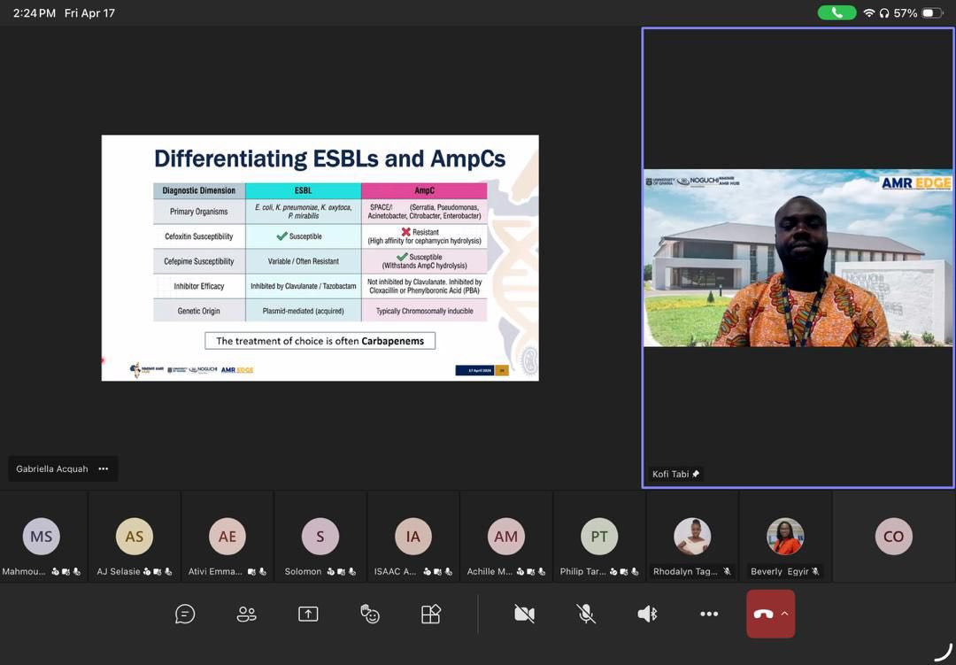 NMIMR_AMRHub's tweet image. 🚨 Spotting Superbugs

Our webinar explored practical methods for detecting key AMR phenotypes (MRSA, ESBLs, VRE, etc) and strengthening lab accuracy through quality control.

Thanks to all who joined, let’s keep building stronger labs to fight AMR.

#AMR #LabScience #Africa
