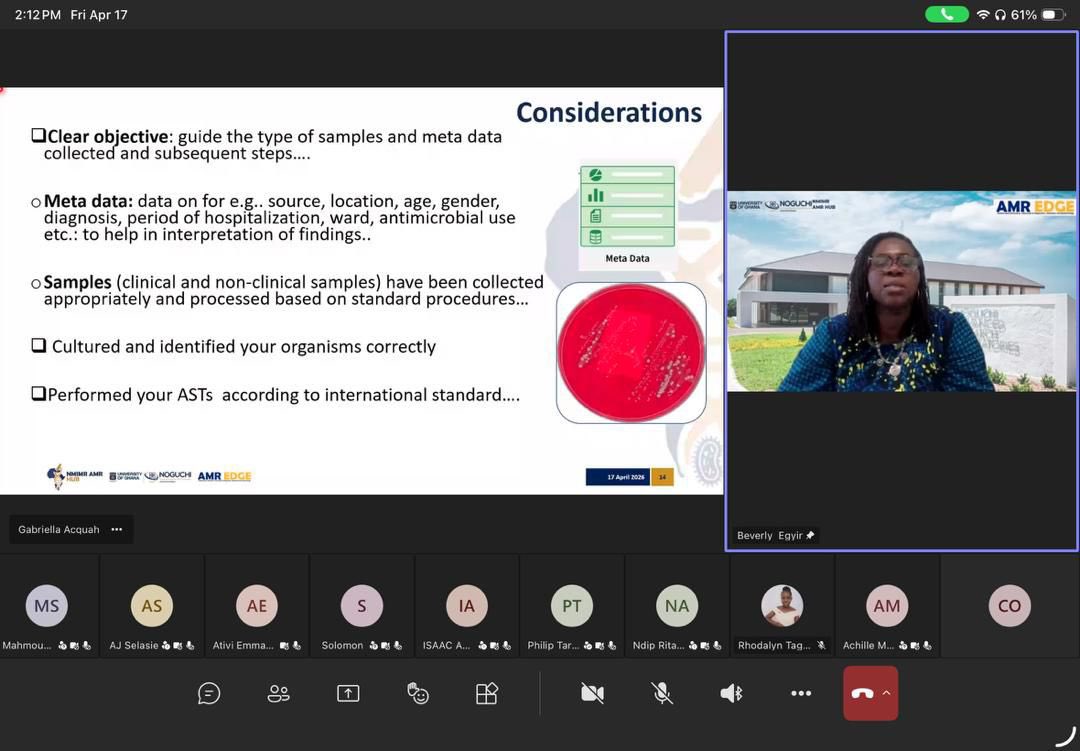 NMIMR_AMRHub's tweet image. 🚨 Spotting Superbugs

Our webinar explored practical methods for detecting key AMR phenotypes (MRSA, ESBLs, VRE, etc) and strengthening lab accuracy through quality control.

Thanks to all who joined, let’s keep building stronger labs to fight AMR.

#AMR #LabScience #Africa