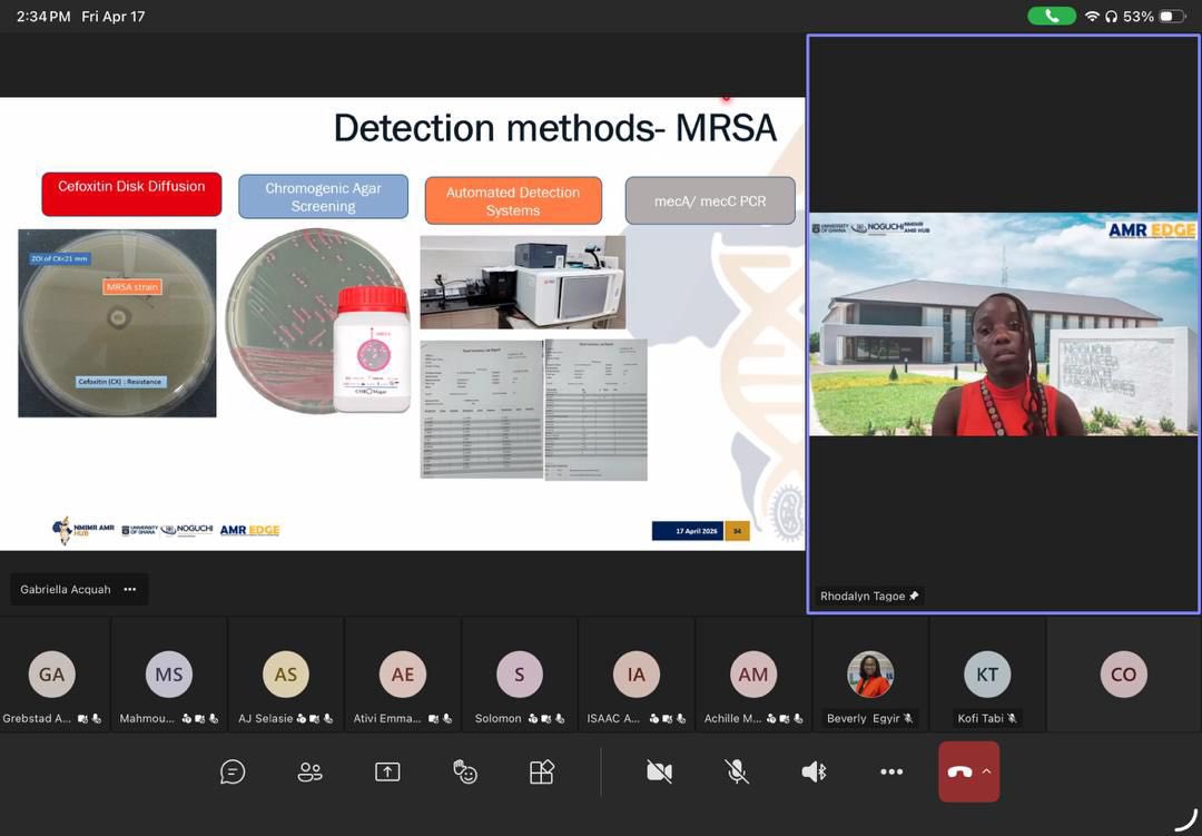 NMIMR_AMRHub's tweet image. 🚨 Spotting Superbugs

Our webinar explored practical methods for detecting key AMR phenotypes (MRSA, ESBLs, VRE, etc) and strengthening lab accuracy through quality control.

Thanks to all who joined, let’s keep building stronger labs to fight AMR.

#AMR #LabScience #Africa