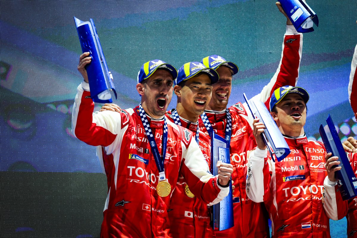 FIAWEC's tweet image. How special to have our first Hypercar podium of the season at @autodromoimola 🇮🇹🫶

#WEC #6HImola