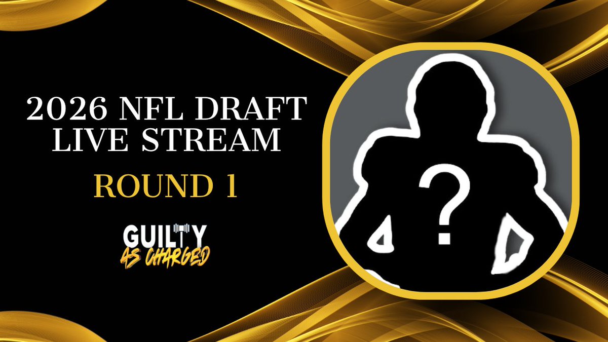 It is almost 2026 NFL draft week! We will be live for all 3 days, as always. Come hang out with us for all the usual shenanigans, starting on night one! #BoltUp