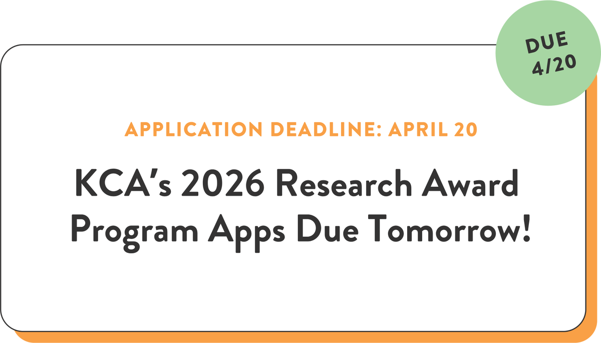 KidneyCancer's tweet photo. ONE MORE DAY! Collaboration is key to finding a cure. 🤝

We're thrilled to partner with the Korek Foundation and @kidneycoa to offer specialized #kidneycancer research grants this year.

Don't miss the opportunity to apply for our 2026 Award Program: https://t.co/NJGM7YS6dz https://t.co/MGh064CRqQ