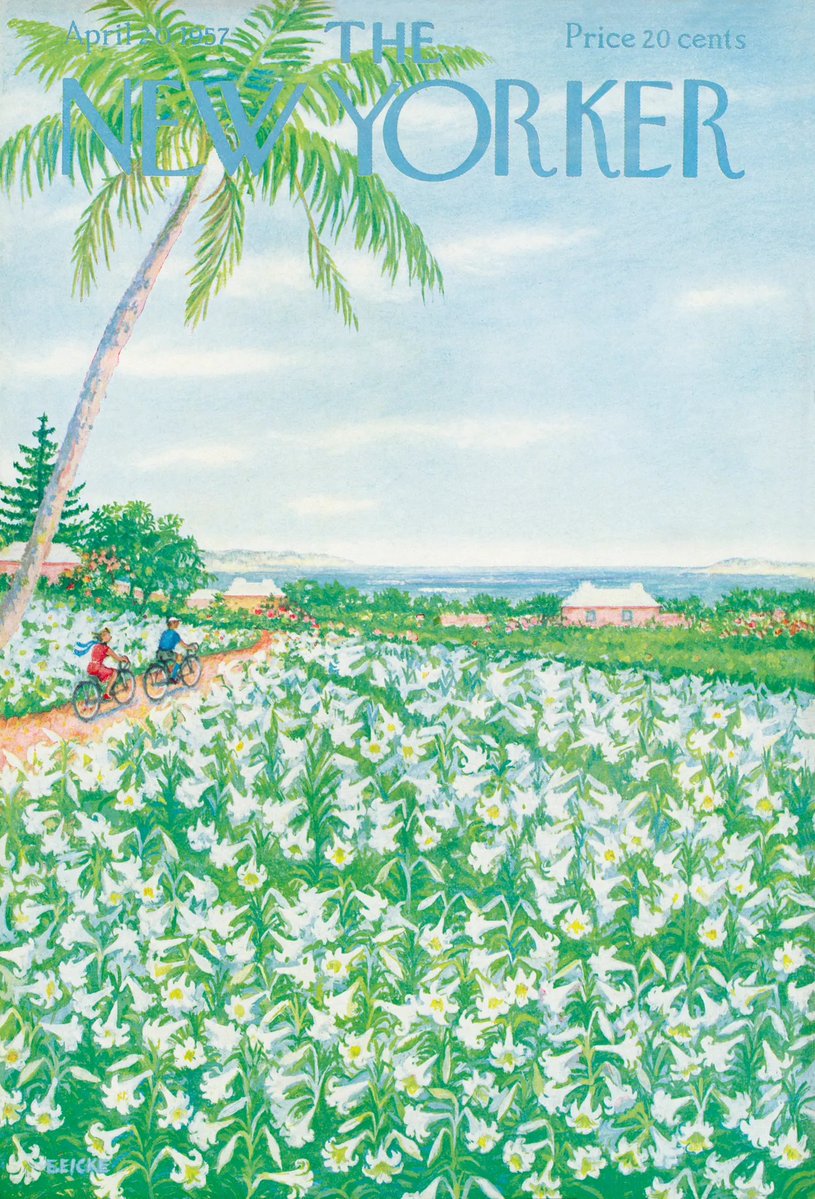 marysia_cc's tweet image. "April 20, 1957,” by Edna Eicke