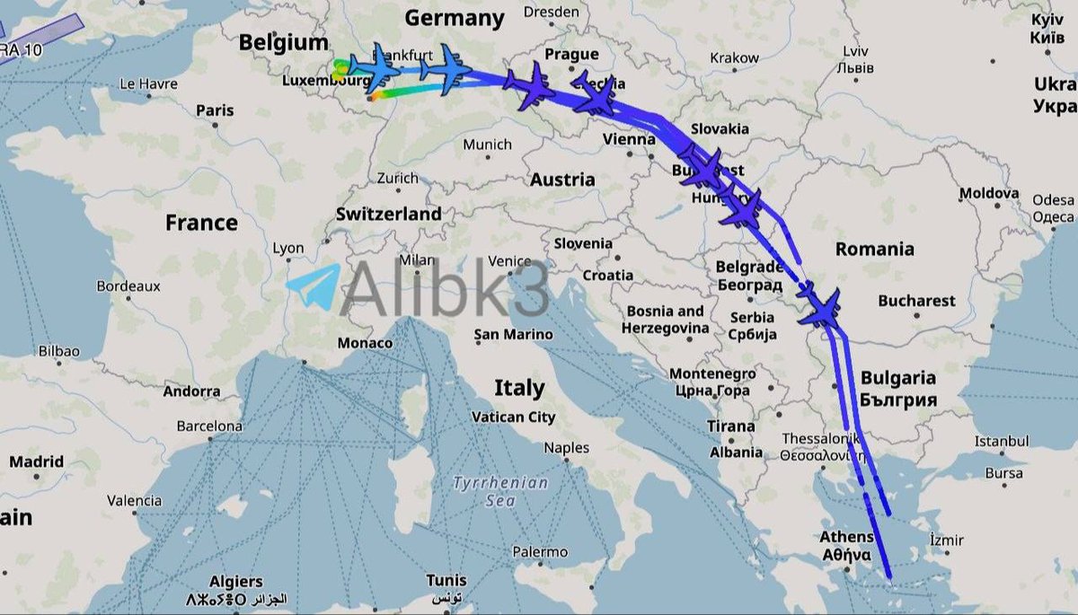 AngieSoliman_'s tweet photo. Intensive activity of American military cargo aircraft in the direction of the region. https://t.co/ZeahEkeHv5