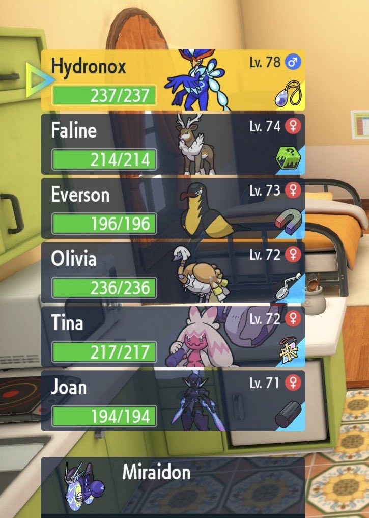 Ambus__'s tweet photo. I can’t believe people didn’t like this one I thought it was awesome (Quaqauval is the best gen 9 starter) (it is a little overwhelming but it was still plenty fun) https://t.co/hVH6ueji5s