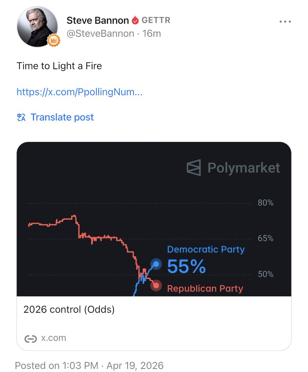 Bannon’s WarRoom tweet media