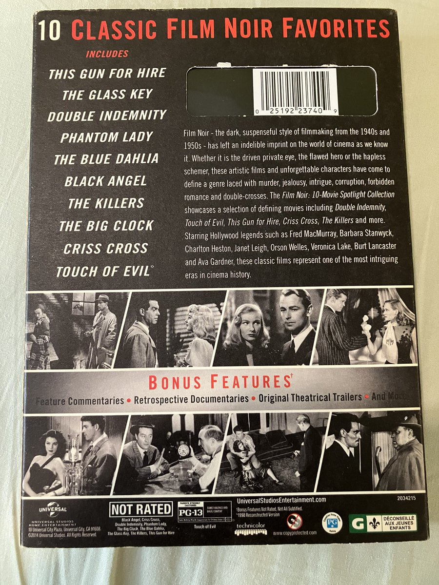 Darrell_Clem's tweet image. A friend gave me this amazing #FilmNoir collection.
I could get lost in the dangerous shadows for a couple of days.
#noir