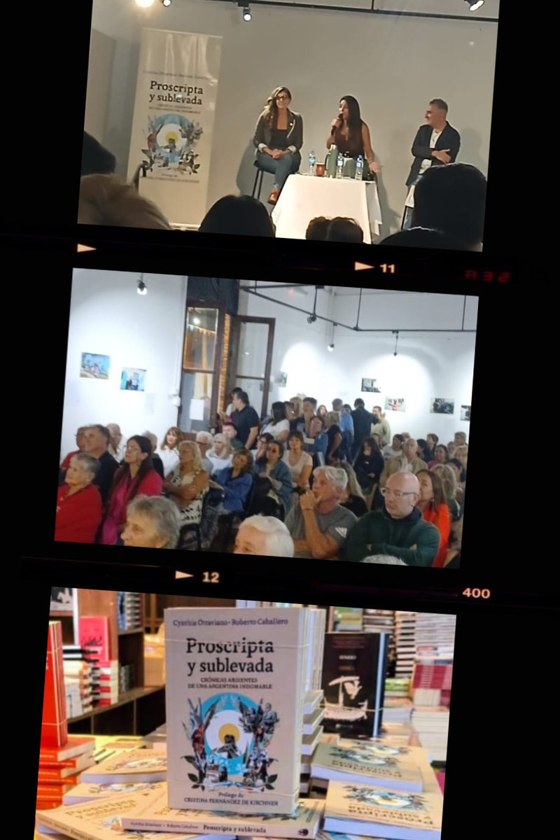 rcaballeroam's tweet photo. Gracias totales al Centro Cultural El Almacén, de Zárate, por recibirnos a sala llenísima para la 16° Presentación del libro Proscripta y Sublevada, con prólogo de CFK!! Gracias a la diputada Agustina Propato por sumarte a la ola Sublevada! Próxima parada: 25/4 Chacabuco. https://t.co/Js0D1si801