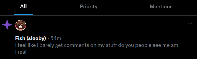 DaemonAnimate's tweet photo. @Fish_Wich You're apparently real enough to get promoted in my notifications for some reason https://t.co/qvQyhMV9ZY