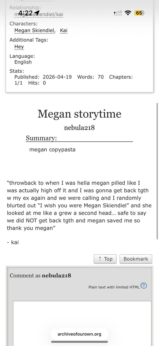 wow what a story!! <a href="/meiyokscherryy/">kai⋆˚꩜｡ MISSES MANZIE and is hella megan pilled</a>