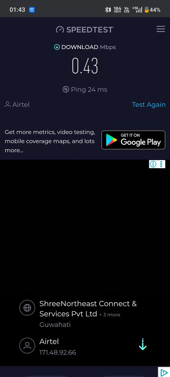 aabir_roy14's tweet image. 👉 @airtelindia @Airtel_Presence  @airtelCOMPLAIN @TRAI @DoT_India 
#AirtelDown
#NetworkIssue
#PoorService