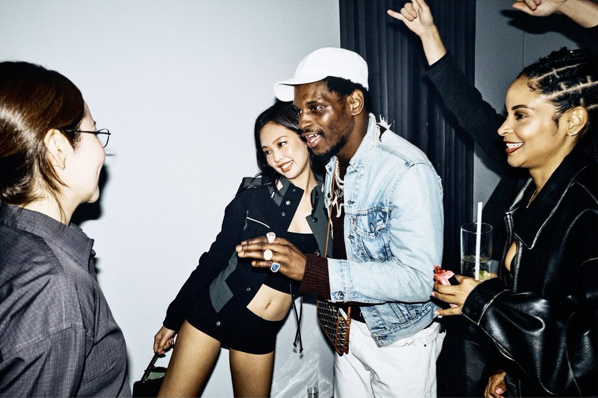 260420 #JENNIE new photo from Spinelli Kilcollin x Simi Haze LA Party