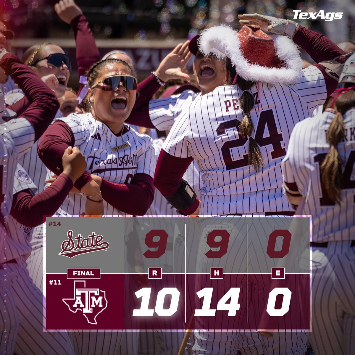 TexAgs's tweet image. SECURED THE SWEEP 🧹

#GigEm