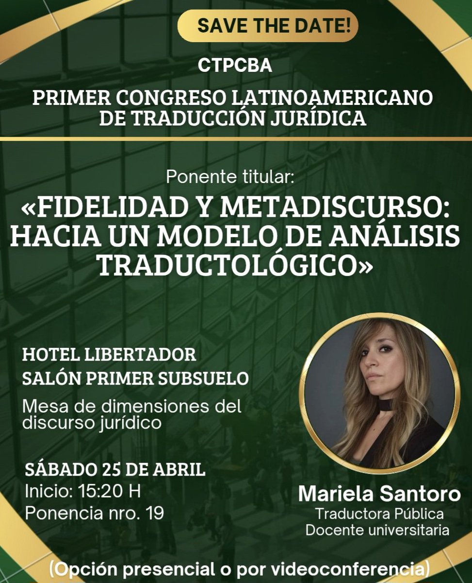 Mariutrad's tweet photo. Estoy muy feliz por mi participación en este Congreso. ¡Nos vemos ahí! https://t.co/OLVAuEJe2V