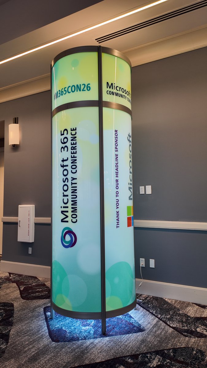 digitalmacgyver's tweet photo. Day 1 workshops at #M365CON26 wrapped. The knowledge in these rooms doesn't live in docs — it lives in the people who already made the mistakes. Plus the hallway reconnections you can't put on a schedule. Good day. Sharp room.

#M365Conf #M365Con #Microsoft365 https://t.co/ZrXabu8vsW