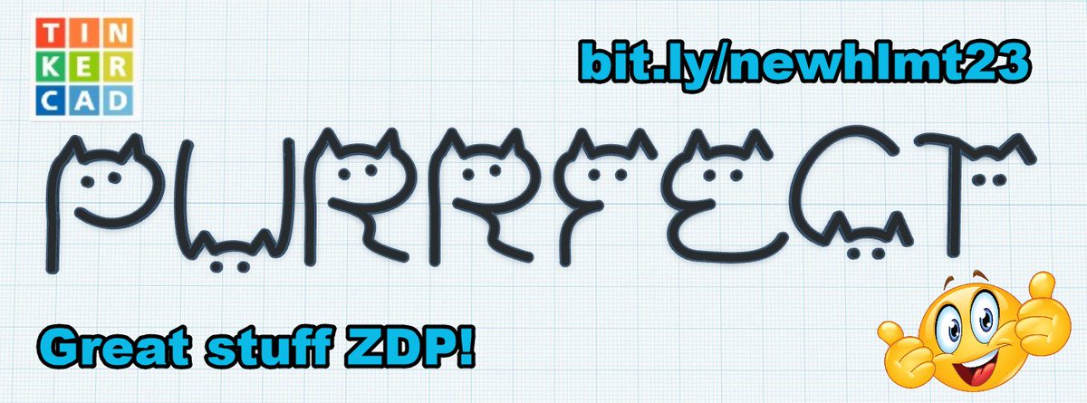 HLtinkercad's tweet photo. @ZDP189 @tinkercad Your skills are amazing!! https://t.co/PlEoENGFGM