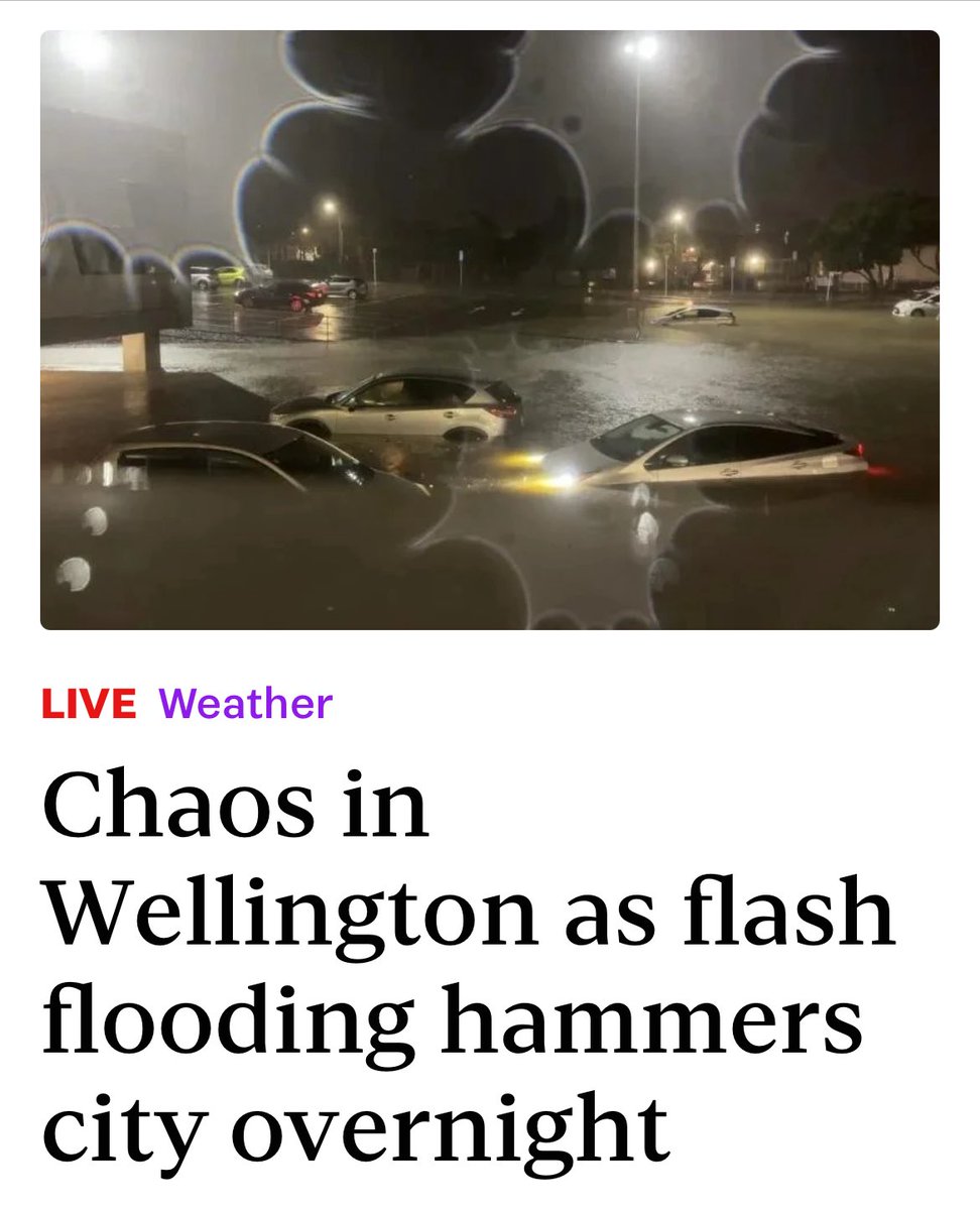 nickofnz's tweet image. This is what the #ClimateCrisis looks like and the Luxon govt is failing to act and busy making it worse.

#nzpol