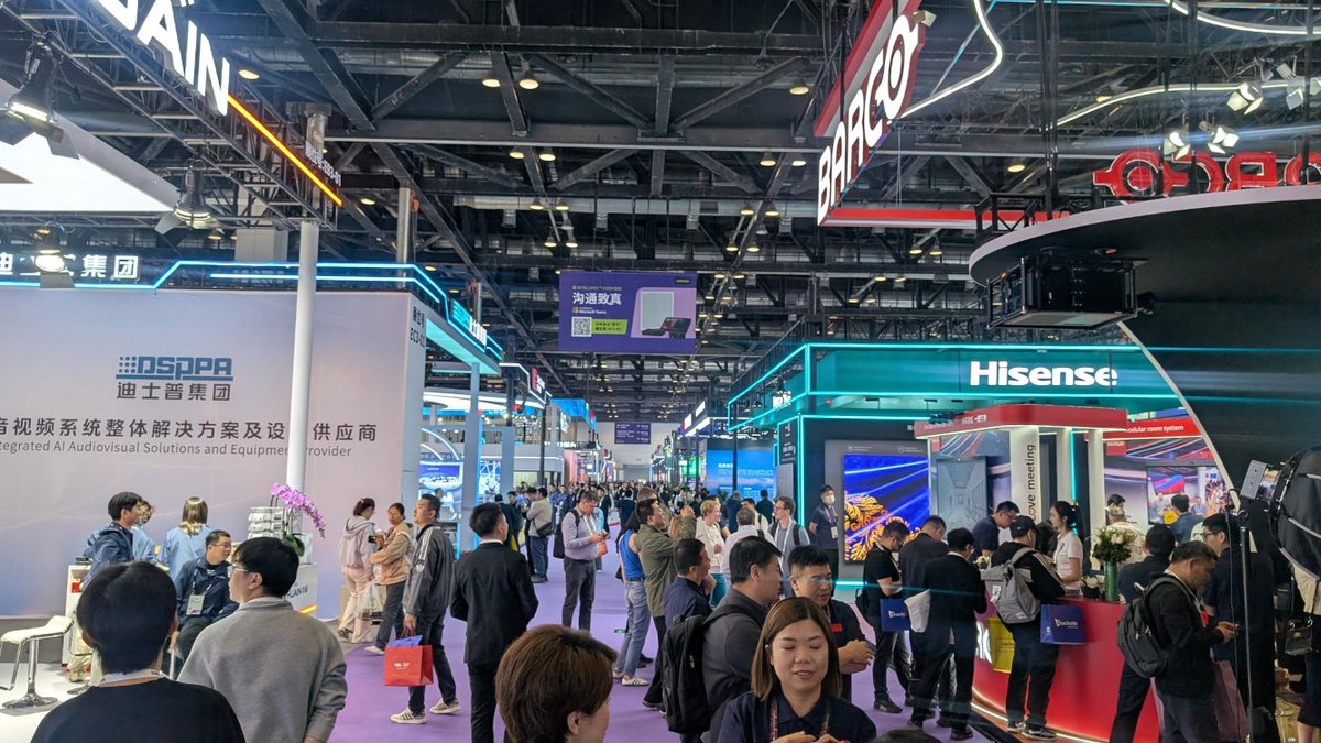 digitaloohnews's tweet image. Infocomm China 2026: Signage goes thin, green and AI (Invidis) dlvr.it/TS6kx9 #DOOH #retailmedianetworks #digitalsignage
