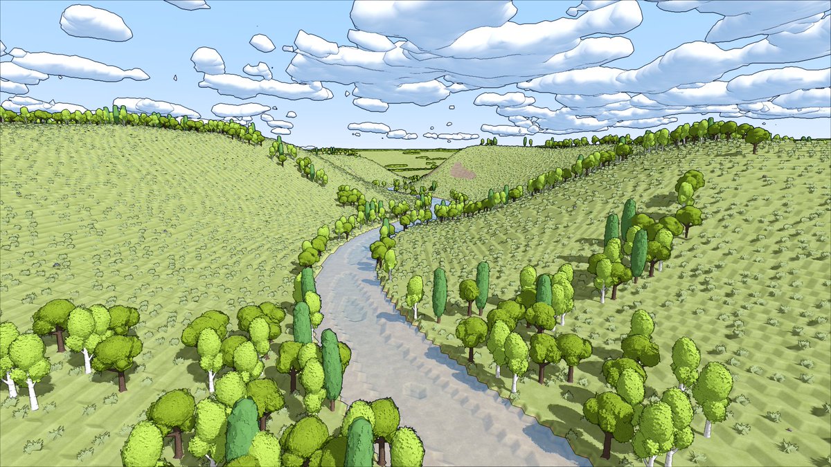 lisyarus's tweet image. Absolutely in love with these river-carved hills

#indiedev #gamedev #indiegames