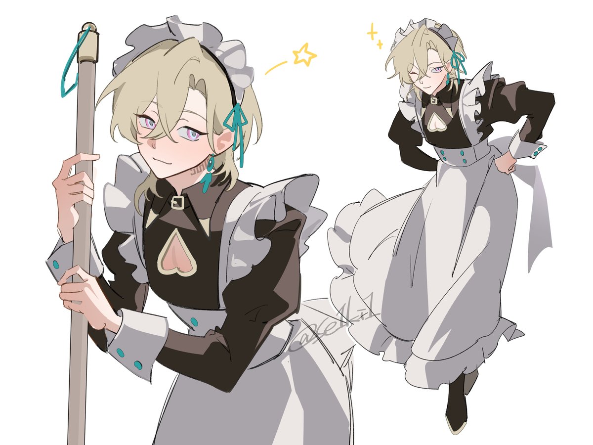 I like long skirt maid outfit more than short✨