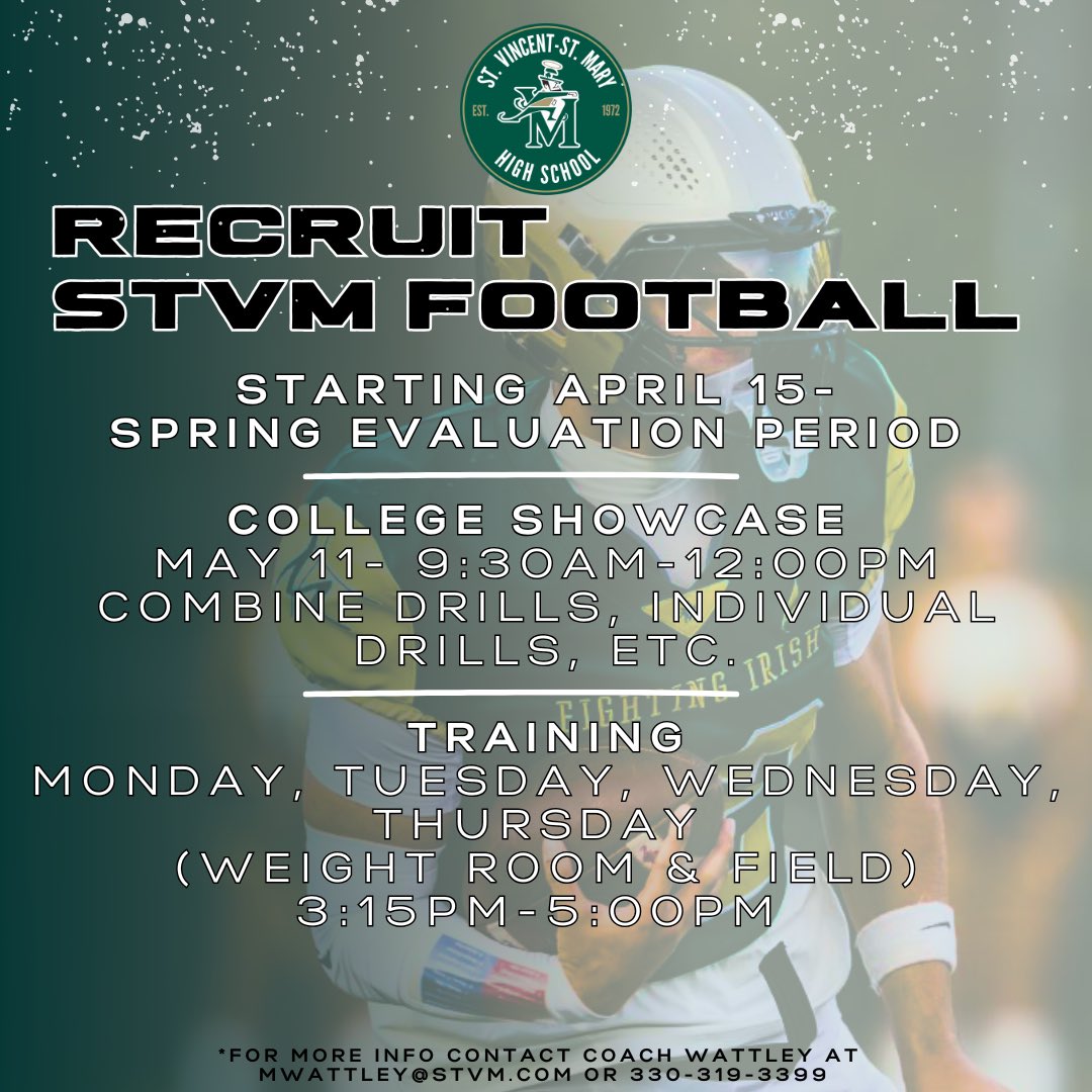 St. Vincent-St. Mary Football tweet media