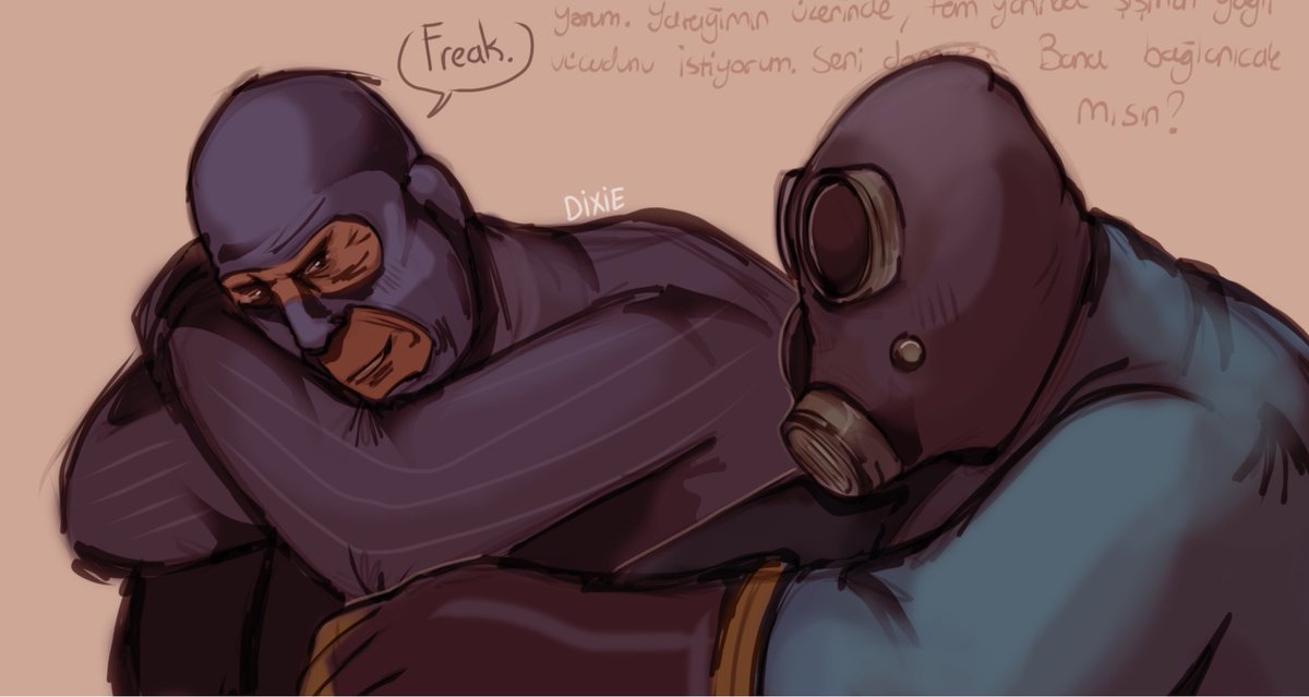 Ash_shark_'s tweet image. French toast
#Tf2 #TeamFortress2 #Spy #Pyro