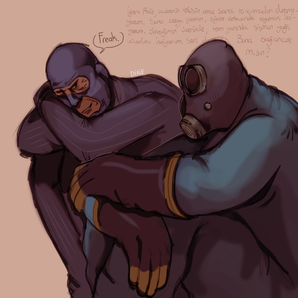 Ash_shark_'s tweet image. French toast
#Tf2 #TeamFortress2 #Spy #Pyro