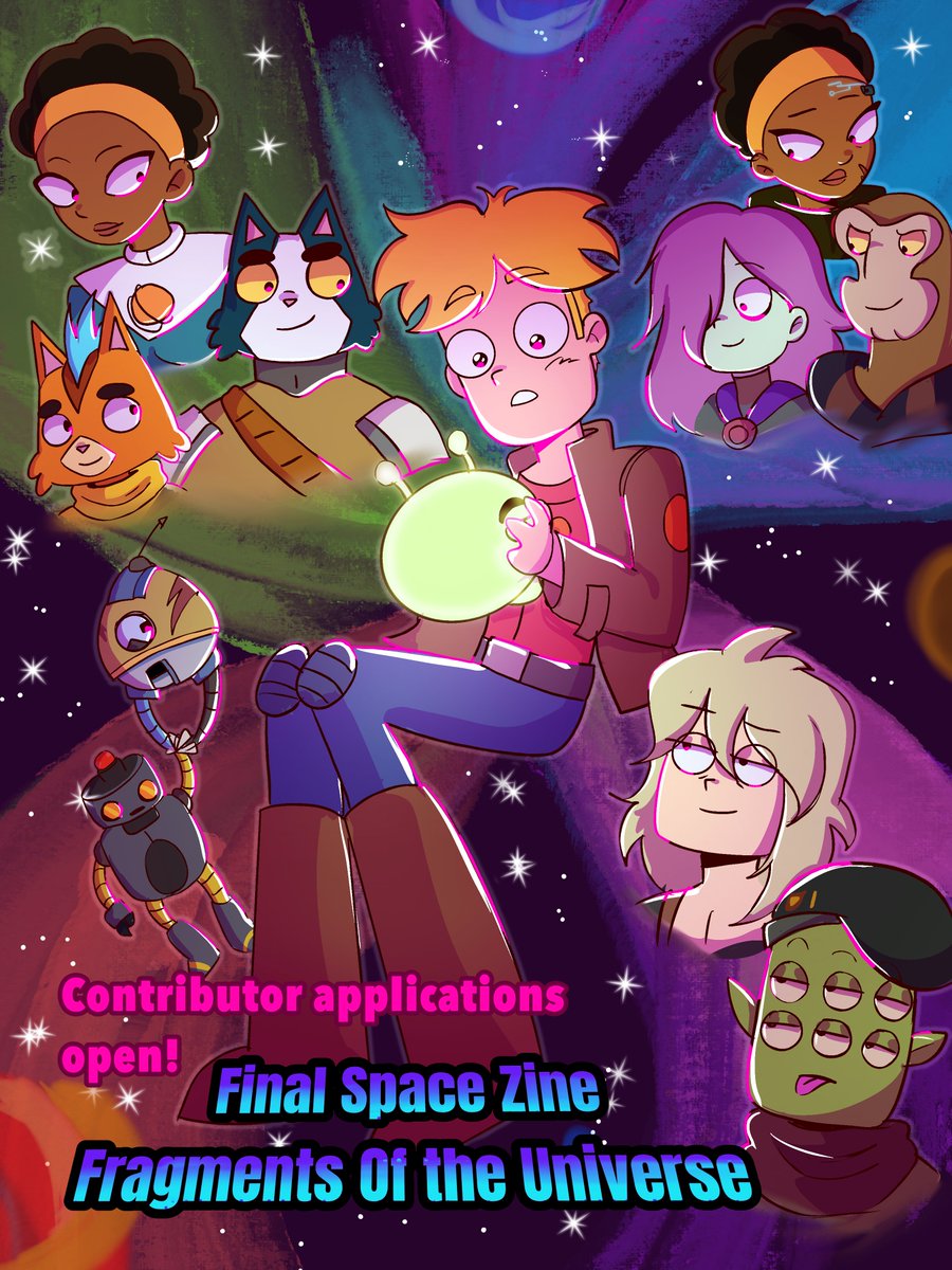 ✨ Final Space Zine : Fragments of the universe ✨🪐 tweet media