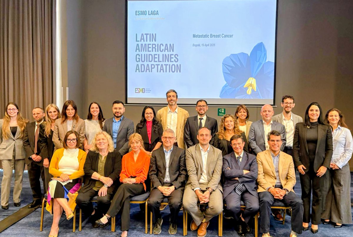 LizzySmyth1's tweet image. What a week in #Bogota for @myESMO  #LATAM Summit 2026!

1st- preceptorships in #Gastric and #Breast #cancer with bright young oncologists from across the continent

2nd- a successful Summit with fantastic pan-tumour #education and discussion of regional issues. 🧵