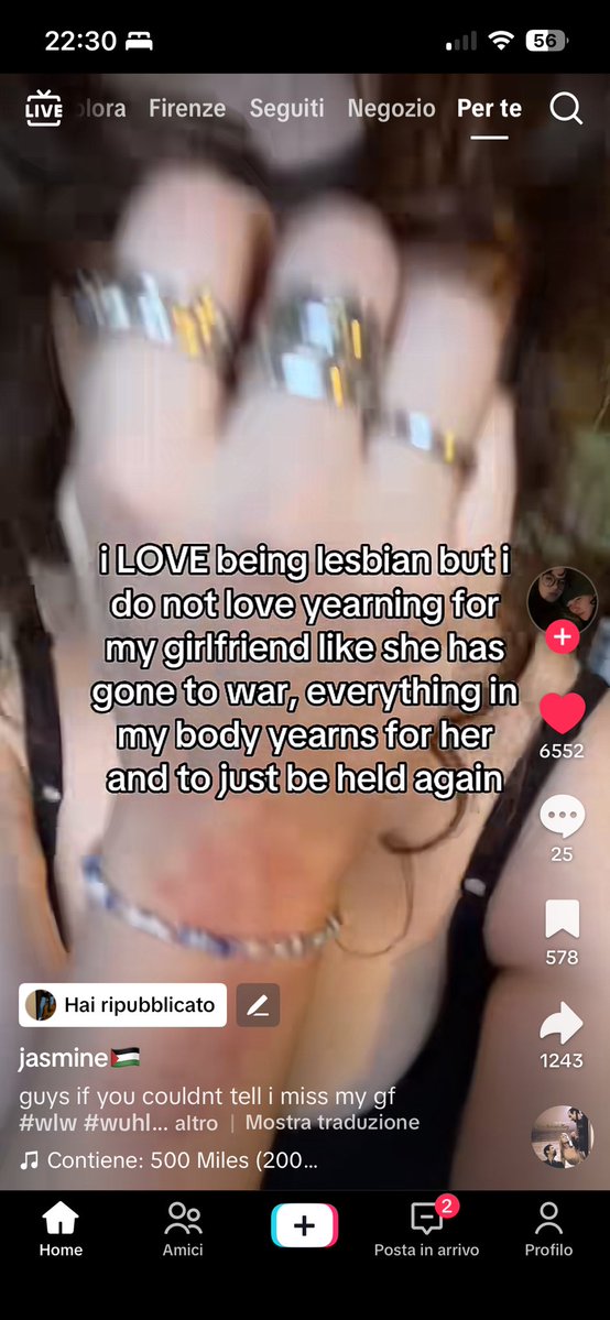 io (non la vedo da venerdì)