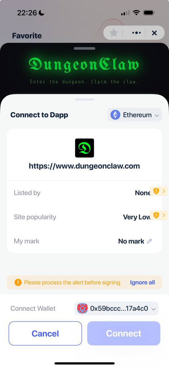 dungeonclaw's tweet photo. now @phantom anc @Rabby_io work with @dungeonclawx402 https://t.co/MV11EVkkYS