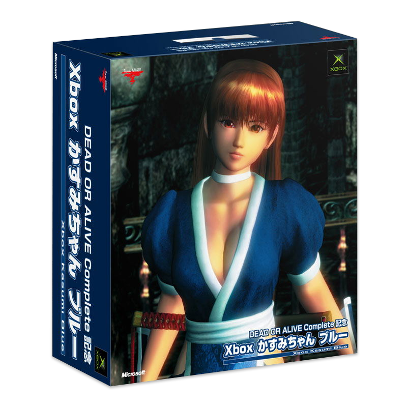 dailydoatec's tweet photo. the limited edition "kasumi-chan" xbox

a japan exclusive console released in march 2004 with a limited amount of 5000 units, sold at ¥22,800 ($215). including a blue xbox, a copy of doa ultimate, digital venus &amp; a kasumi body pillow 💙 https://t.co/mXSBgsAfiK