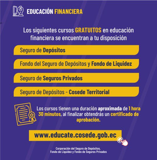BcoBolivariano's tweet photo. Tus ahorros están protegidos, conoce la cobertura del Seguro de Depósitos. https://t.co/vPtbfv8W4E
#BancoBolivariano #Cosede https://t.co/vrbx2TutsL