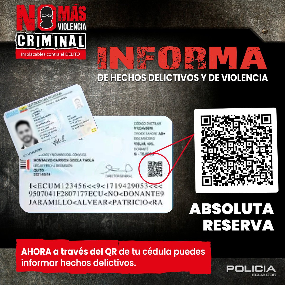 Policía Ecuador tweet media