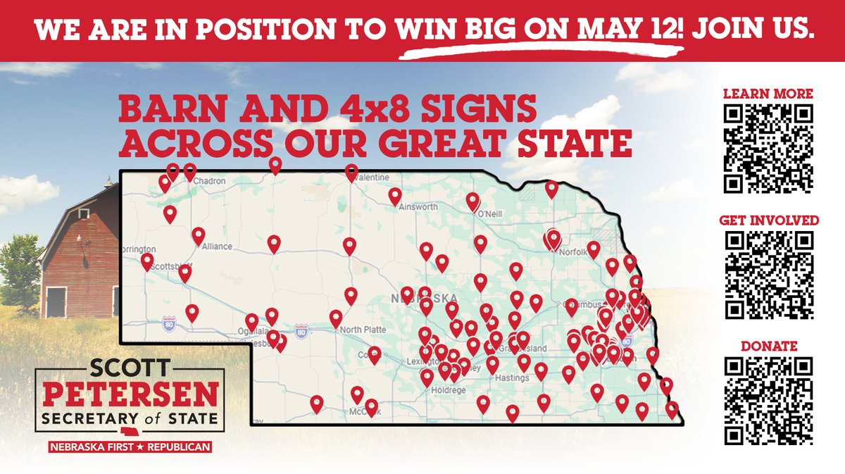 Scott Petersen for Nebraska Secretary of State tweet media
