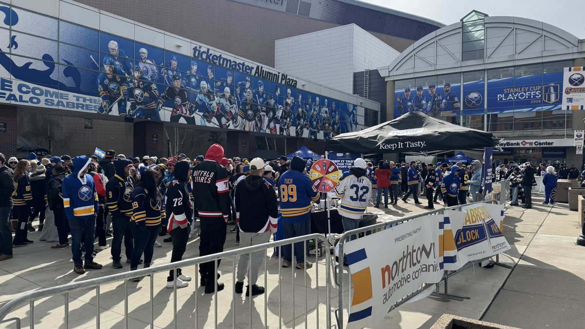 thadbrown7's tweet image. After 15 years, the Party in the Plaza is back.
#Sabres