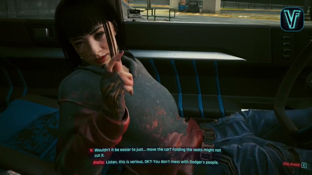 dead_flow3rs's tweet photo. she also made my favorite cyberpunk review and is a character in the game so #mald https://t.co/r879xnQcui