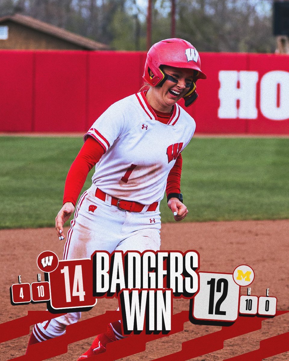 BadgerSoftball's tweet photo. UNBELIEVABLE! 😤

WHAT A SERIES FINALE AT GOODMAN! 

#OnWisconsin || @UWHealth https://t.co/pl2IMtO6qz