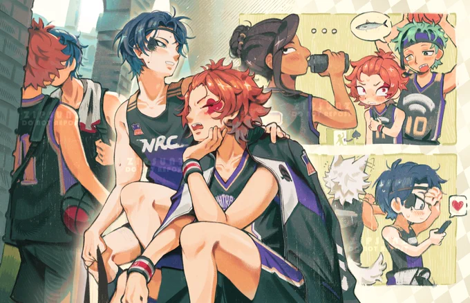 romance off the court (or field lol) デュエス #twst #twstfanart #adeuce