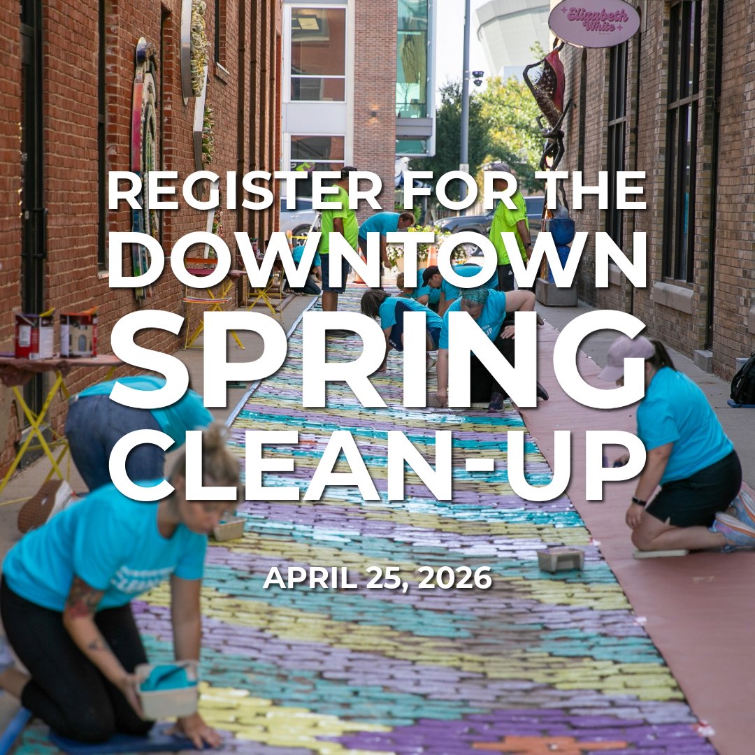 DowntownWichita's tweet image. #DowntownWichita is inviting you to help keep our city looking its best this spring! 🌻 

📅 Saturday, April 25 | 9 a.m. to noon
👉 Register now: downtownwichita.org/cleanup

T-shirts and lunch will be provided for volunteers.

#WichitaKS #SpringCleanUp