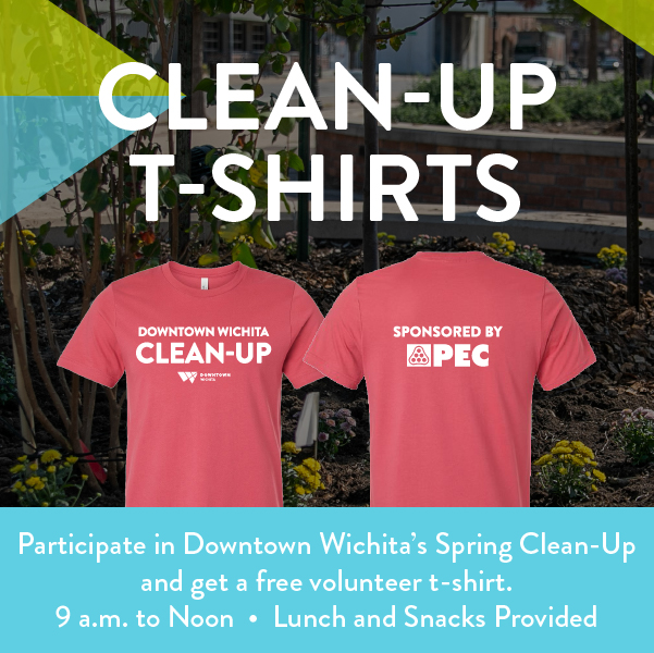 DowntownWichita's tweet image. #DowntownWichita is inviting you to help keep our city looking its best this spring! 🌻 

📅 Saturday, April 25 | 9 a.m. to noon
👉 Register now: downtownwichita.org/cleanup

T-shirts and lunch will be provided for volunteers.

#WichitaKS #SpringCleanUp