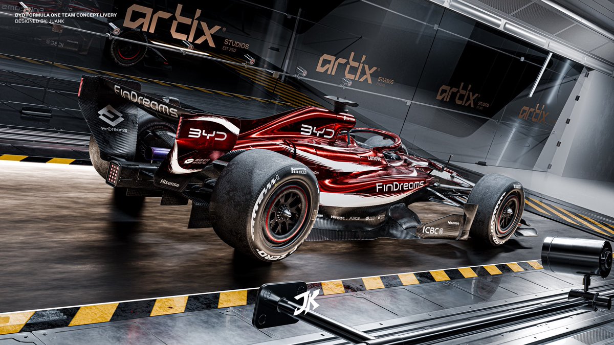 EljuankVIP's tweet image. What if BYD Joined F1? 

#F1 #BYD #Concept #Livery