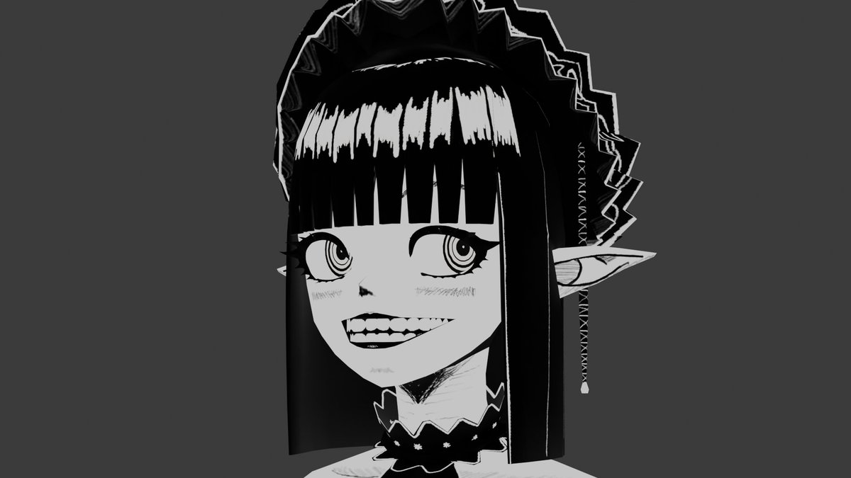 heldentales's tweet photo. old (smile) Darling  vs new (smile) Darling 🙂🖤

#GodotEngine #indiegame #gamedev #MiSide https://t.co/E4llNaW5B9
