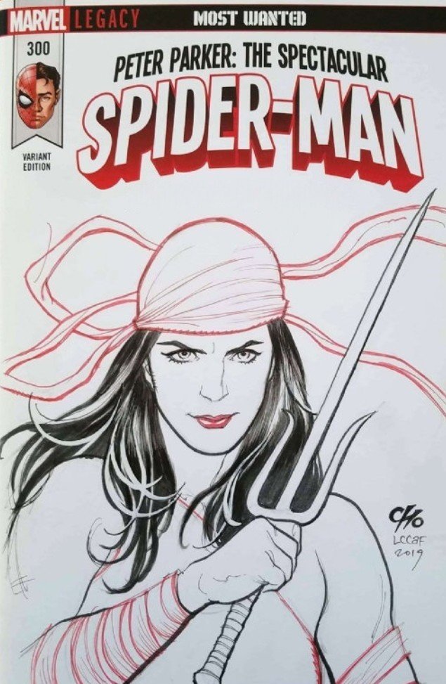 #Elektra by Frank Cho